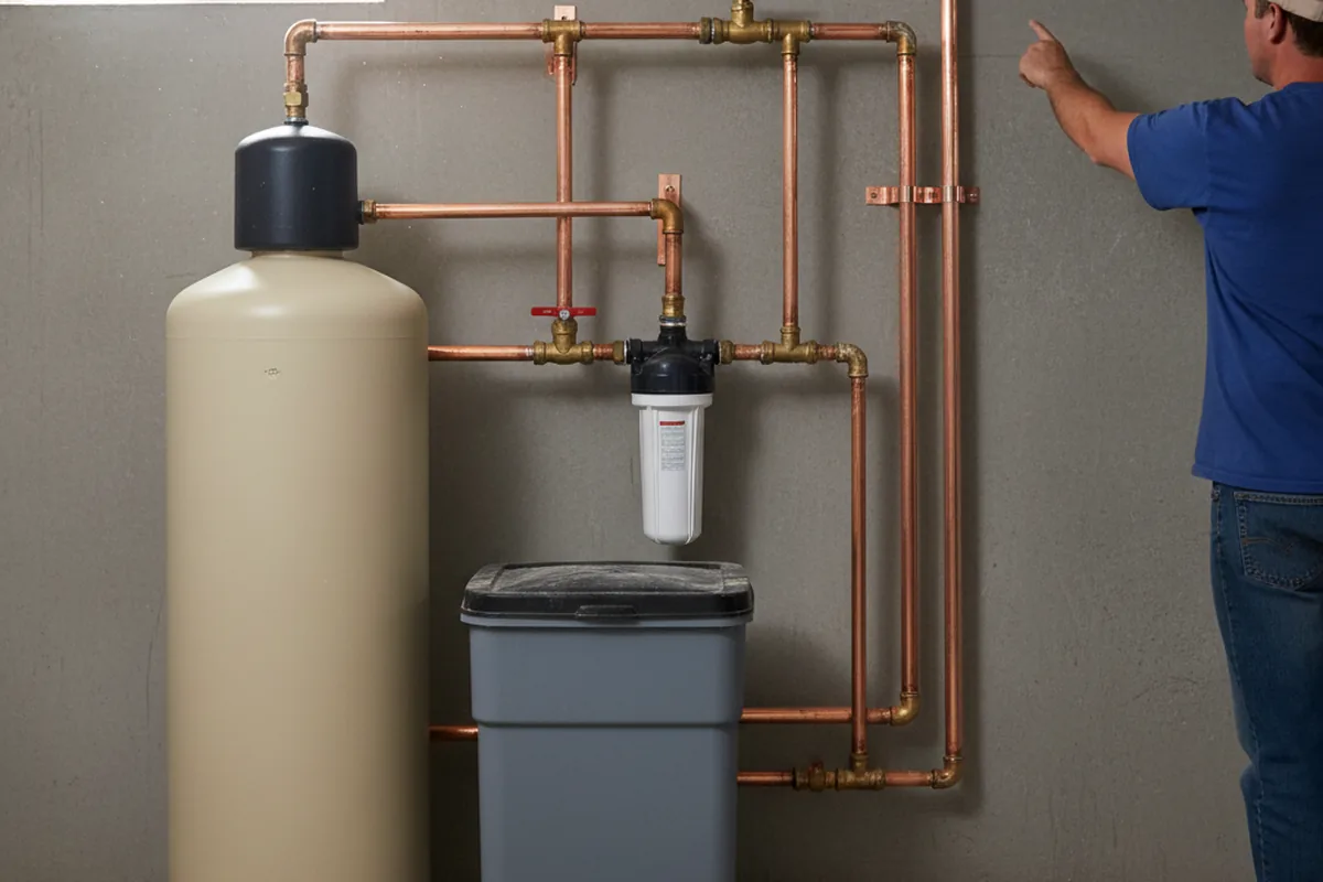 Whole-house water treatment system installed in Alexander